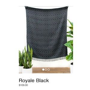 Sackcloth and Ashes Royale Black Blanket